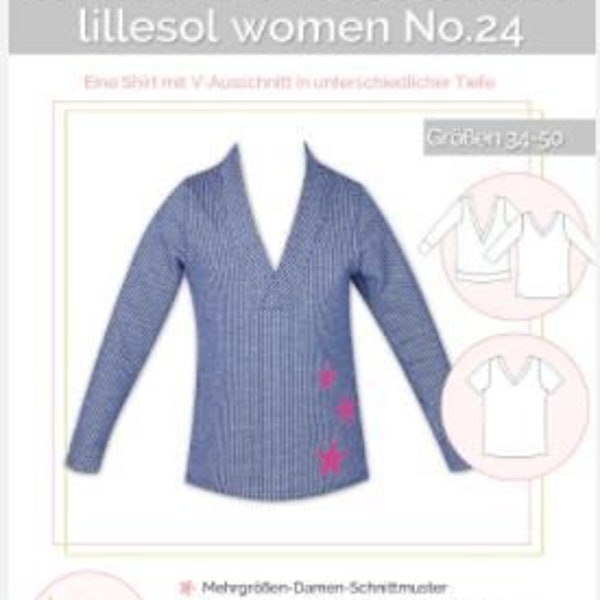 Lillesol Woman No24 Shirt V-Ausschnitt Schnitt