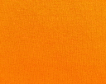 Jogging fabric brushed - strong orange