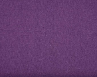 Canvas fabric plain, dark plum (lilac tint)