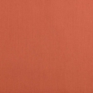 Può includere: Un tessuto color terracotta arancione solido con una sottile trama tessuta.