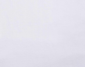 Polo Piqué Stoff Poloshirt Stoff Baumwolle uni, weiß