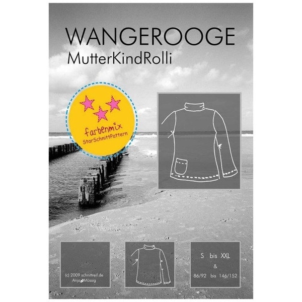 Schnittmuster Rolli Mutter Kind Wangerooge Farbenmix