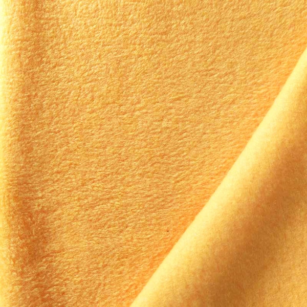 Tissu polaire Agneau uni, (jaune) jaune