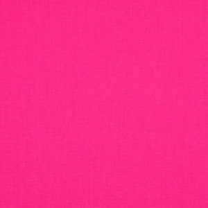 Baumwollstoff uni, hot pink