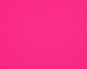 Plain cotton fabric, hot pink