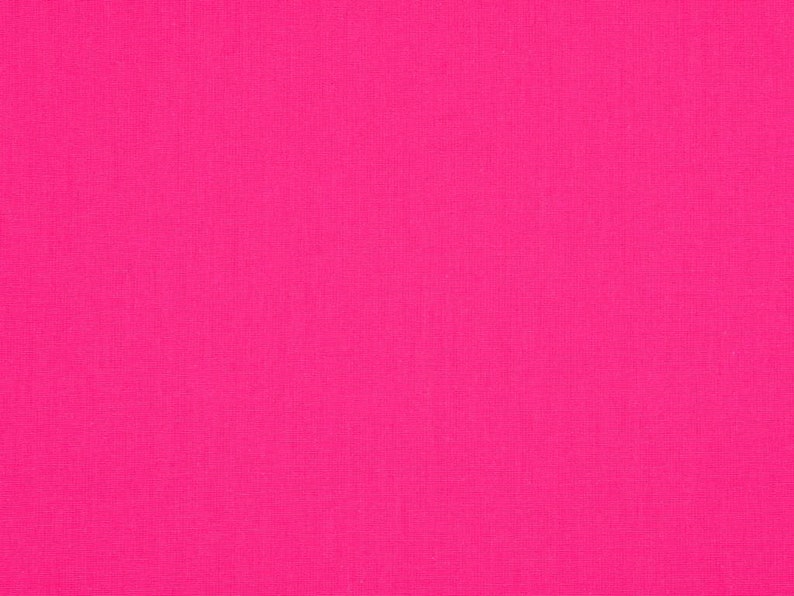 Baumwollstoff uni, hot pink Bild 1
