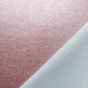 Lederimitat, altrosa metallic