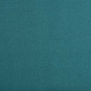 Op de afbeelding: Een effen teal stof met een geweven textuur.