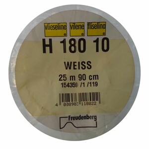 H180 aufbügelbares Vlies Freudenberg, weiß