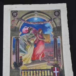 Vintage Royal Menu: King & Queen of Italy, 1904 Supper