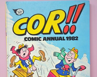 Vintage Comic Book, Cor Comic, comic book art