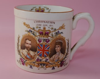 Koning George V kroningsmok 1911 | Foley Shelley England Royal Commemorative China