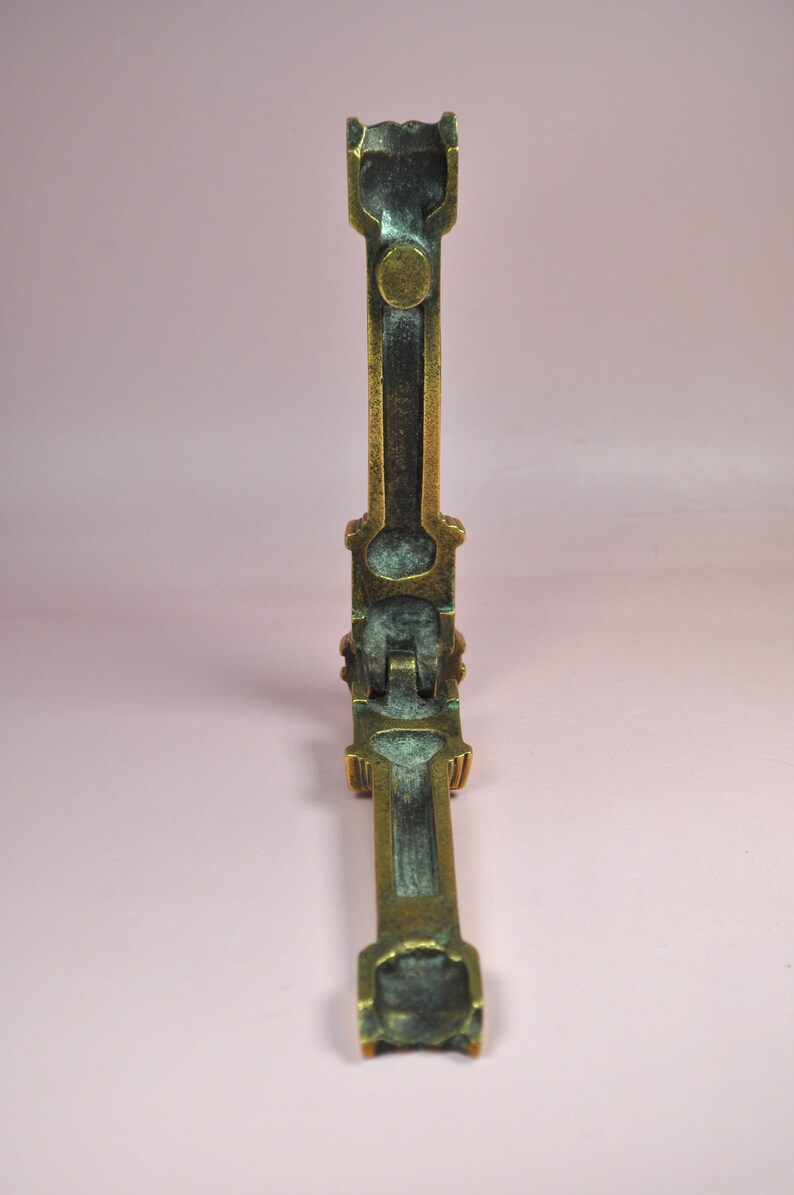 Vintage Brass Nutcracker | Grandfather Clock Novelty Figural | Early 20th Century Treen Collectible | Kitchenalia Gift image 10