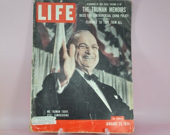 Life magazine Harry S Truman American Presidents 1950s magazines