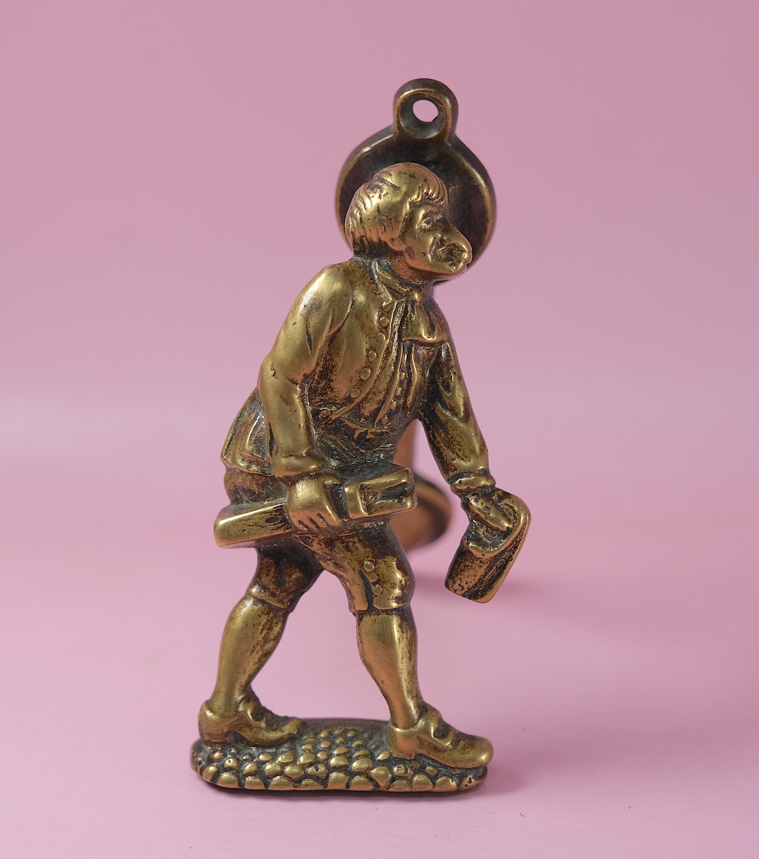 Vintage Brass Door Knocker | Tom Crudd English Pub Folklore
