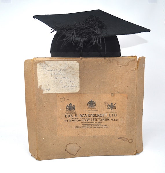 Vintage Mortarboard Hat By Walters London Christy S Gem