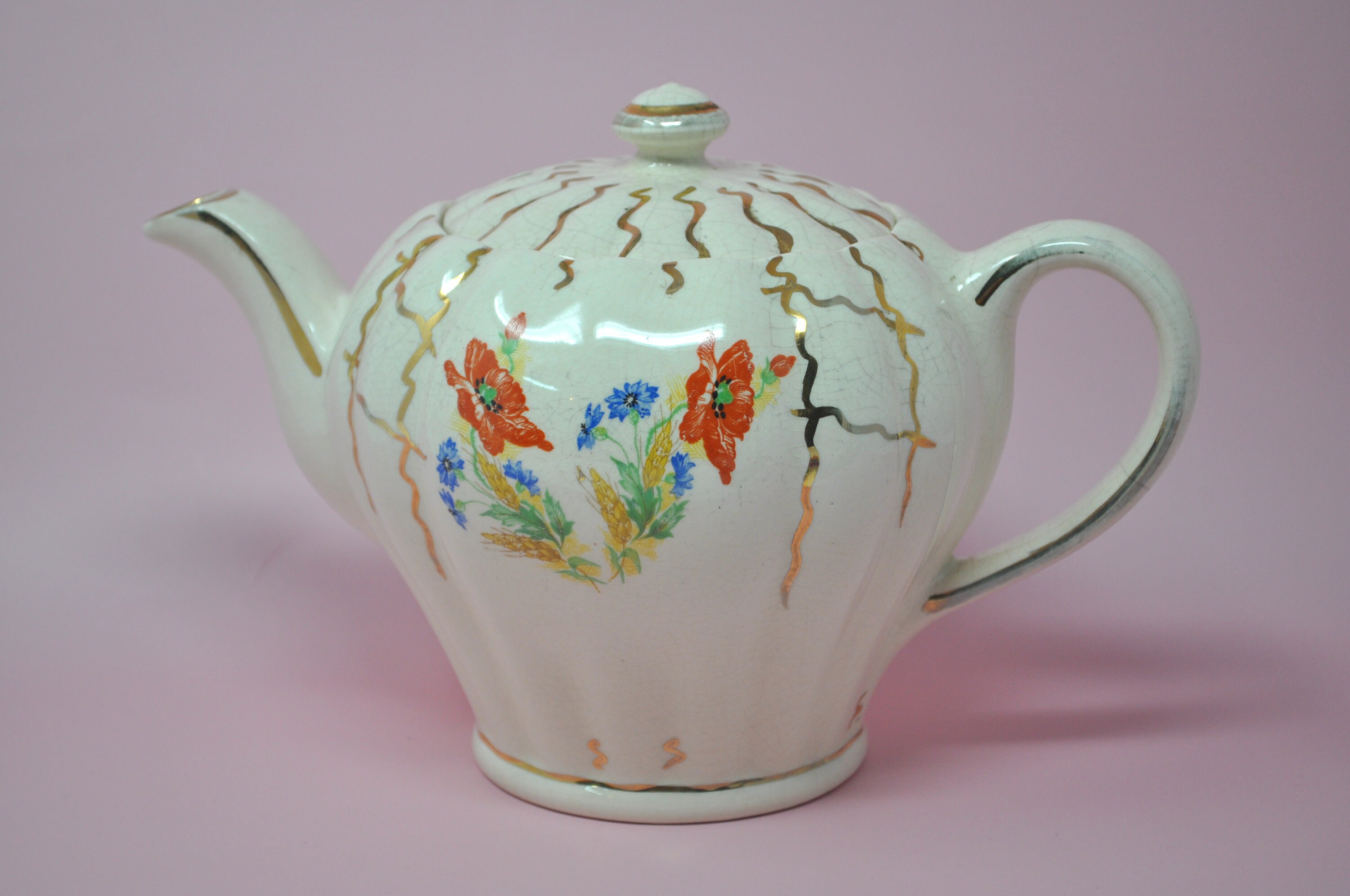 Large Teapot Vintage Teapot Sudlow Burslem China Etsy UK