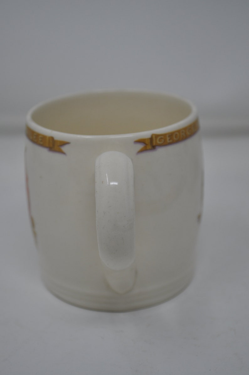 Vintage British Royal Family Coronation mug of King George V /& Queen Mary 1910-1935