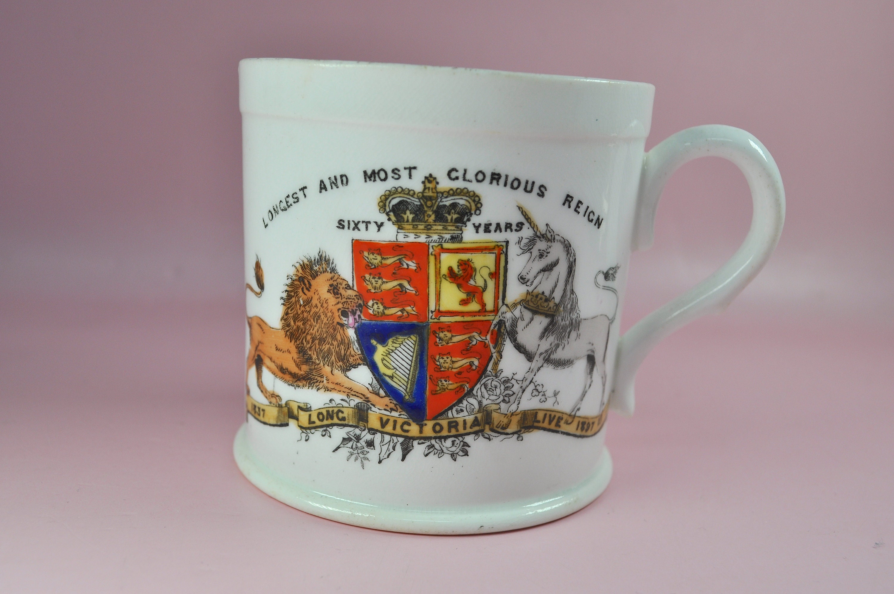 Queen Victoria Diamond Jubilee 1897 Commemorative Mug - Etsy Canada
