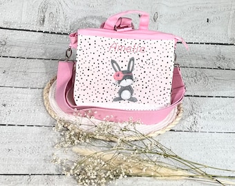 Kindergartenrucksack Mädchen Hase Marie Kindergarten Kindergartentasche Tasche Kita personalisiert