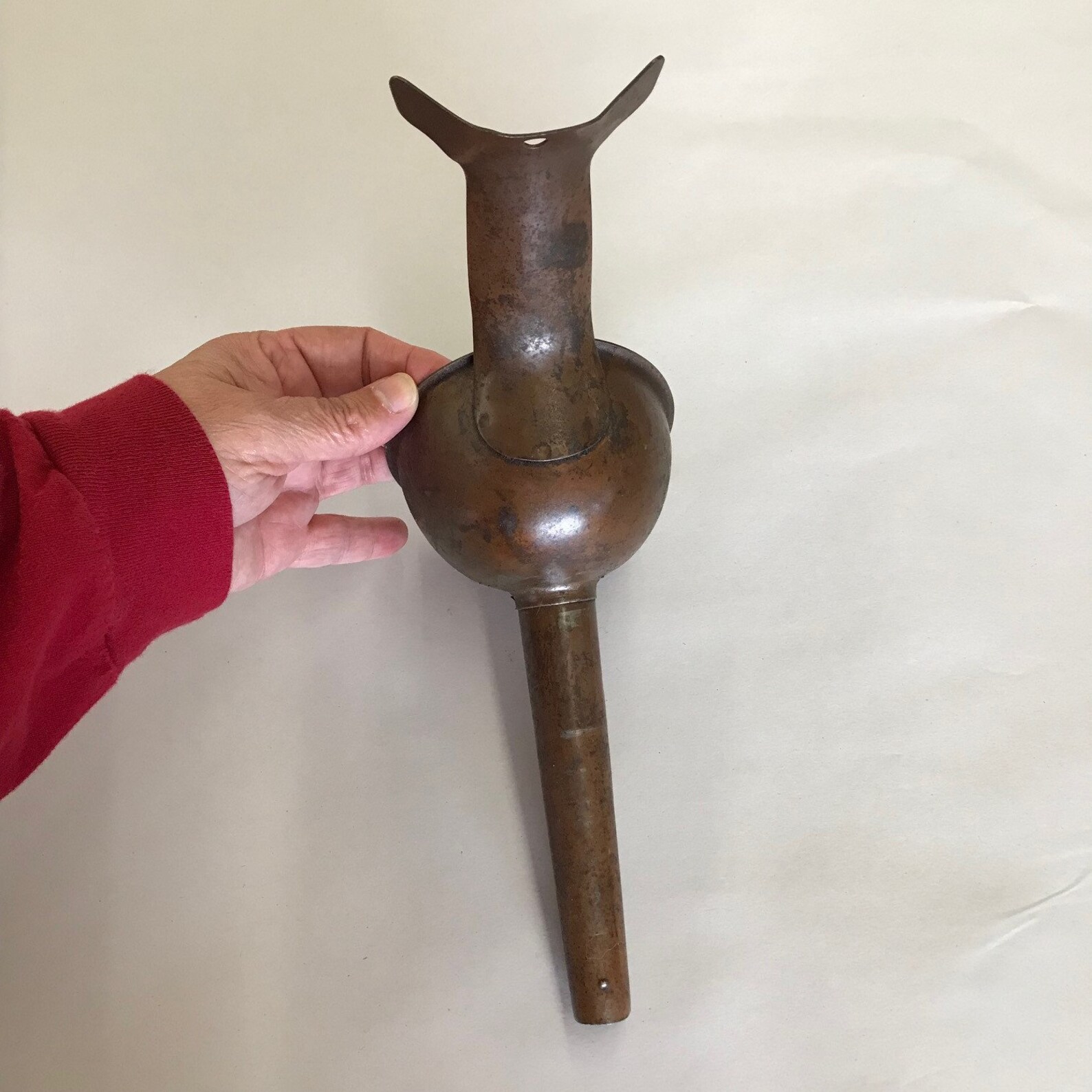 Vintage Oil Can Funnel Brass Oil Can Funnel Automotive Etsy