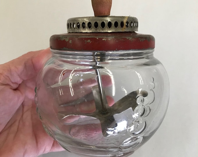 Antique Butter Churn Mixing Jar Clear Jar Antique Kitchen Etsy