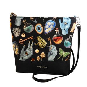 Witch bag, witchcraft purse, witchy purse, wiccan bag, gothic bag, gothic purse, witchy stuff, goth purse, gothic purse, sorceress bag