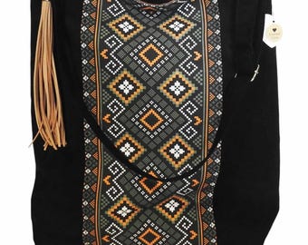 Large hobo bag, sac  bag boho,ethnic style bag, folk bag
