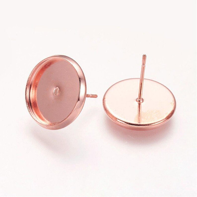 10 Ohrsteck observations for 12 mm of brass rose