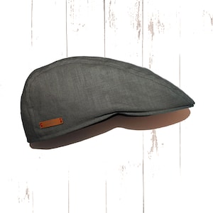 leichte Schiebermütze für Jungs und Männer, handmade, &quot;Jaan.&quot; Leinen, Sommer, Sonnenschutz