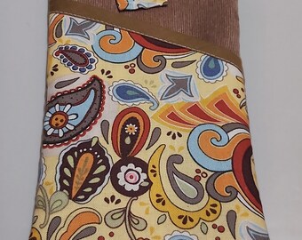 Funda para teléfono móvil Arabescos Retro Fondo amarillo pálido