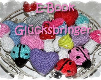 E-book - crochet pattern - pendant - lucky charm