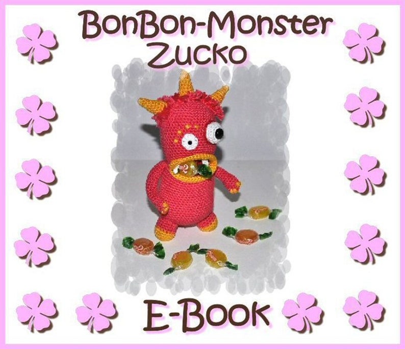 E-Book Monster Zucko Häkelanleitung Monster Bild 2