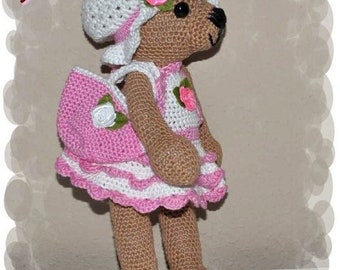 E-Book - Patron au crochet "Teddy Lady Cora"