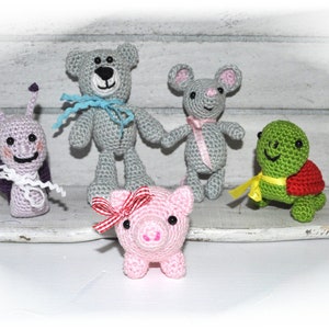 E-Book Crochet pattern Ministars 5 figures image 2