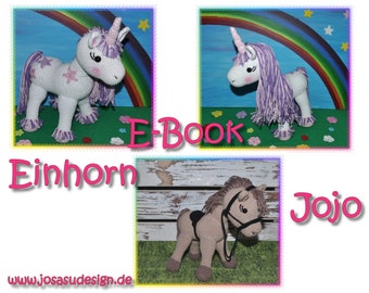 E-Book - Einhorn Jojo oder Pferdchen - Amigurumi