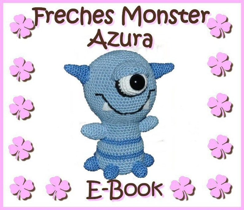 E-Book Häkelanleitung Monster Azura Monster Bild 2