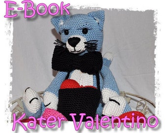 E-Book - Patron Crochet - Tomcat Valentino - Chat