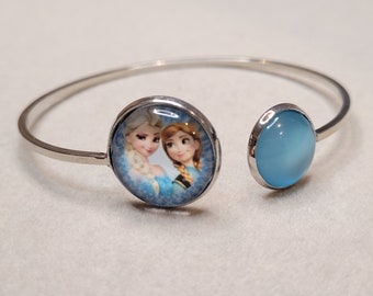 Children's bracelet, Anna and Elsa