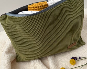 Diaper bag - cosmetic bag corduroy