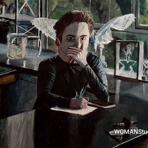 Bella You Stanky Twilight Saga Decor Meme Art Gag Edward Cullen Swan Movie Poster Acrylic Painting Print Biology Class Scene Vampire Merch