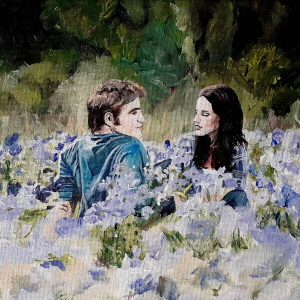 Twilight Painting Etsy