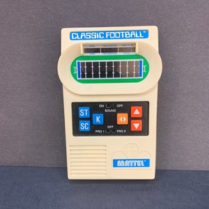 Mattel Classic Football Handheld Electronic Game Vintage 2000 Release for sale online 
