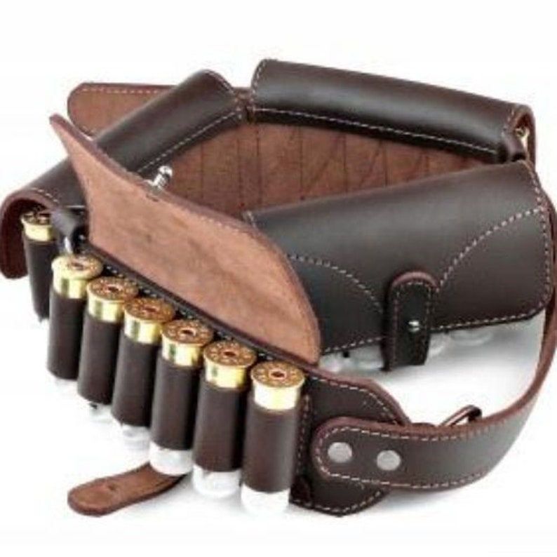 Bandolier Colt leather closed 24 patr. 12k. Brown Bandoliers Etsy