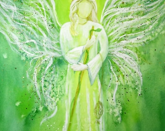 大天使ラファエル（M1a）デジタルファイルjpg。SilwiArt Atelier 天使