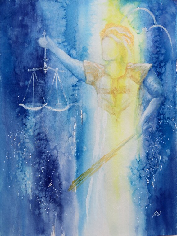 Archangel Michael M4 X28 Cm Silwiartatelier Angel Picture Etsy