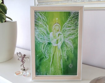 Timeless, elegant natural wood picture frame 22.5 x 32.5 cm, real glass, hanging devices for pictures 20 x 30 cm