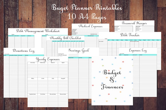 debt payoff tracker repayment planner free printable payment etsy