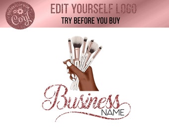 Makeup Artist Logo Etsy Makeup Artist Logo Etsy