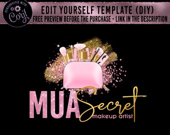 Makeup Artist Logo Etsy Makeup Artist Logo Etsy